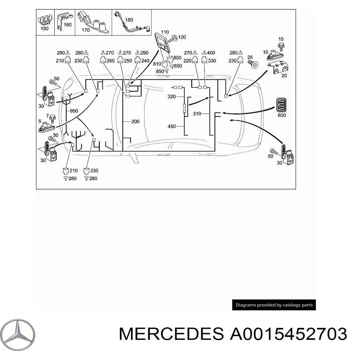 A0015452703 Mercedes 