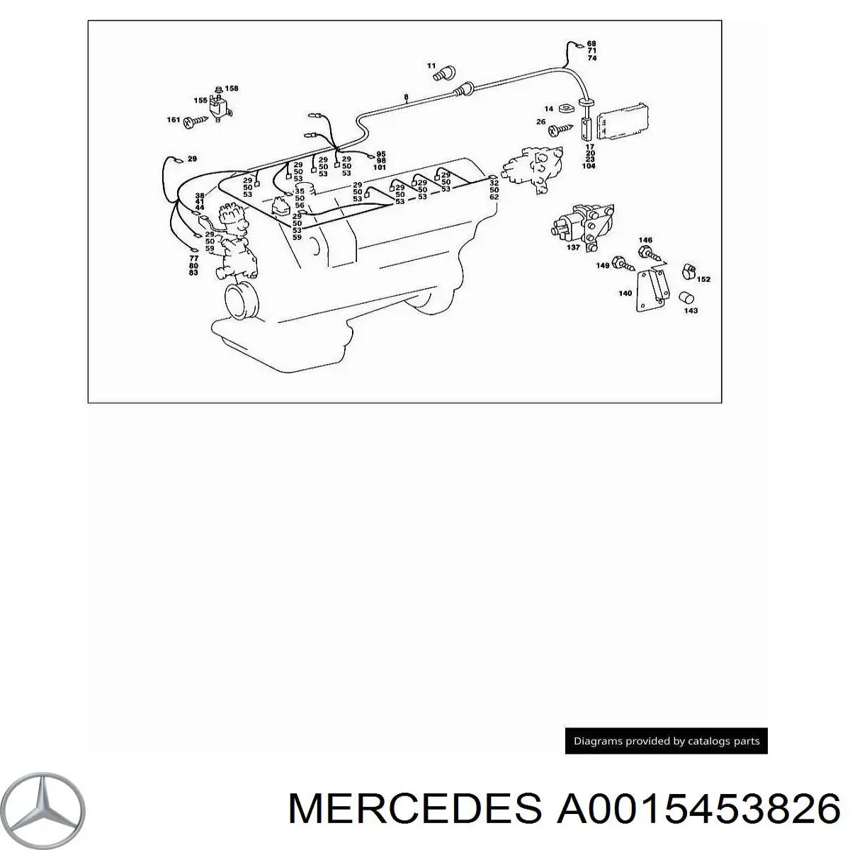  0015453826 Mercedes