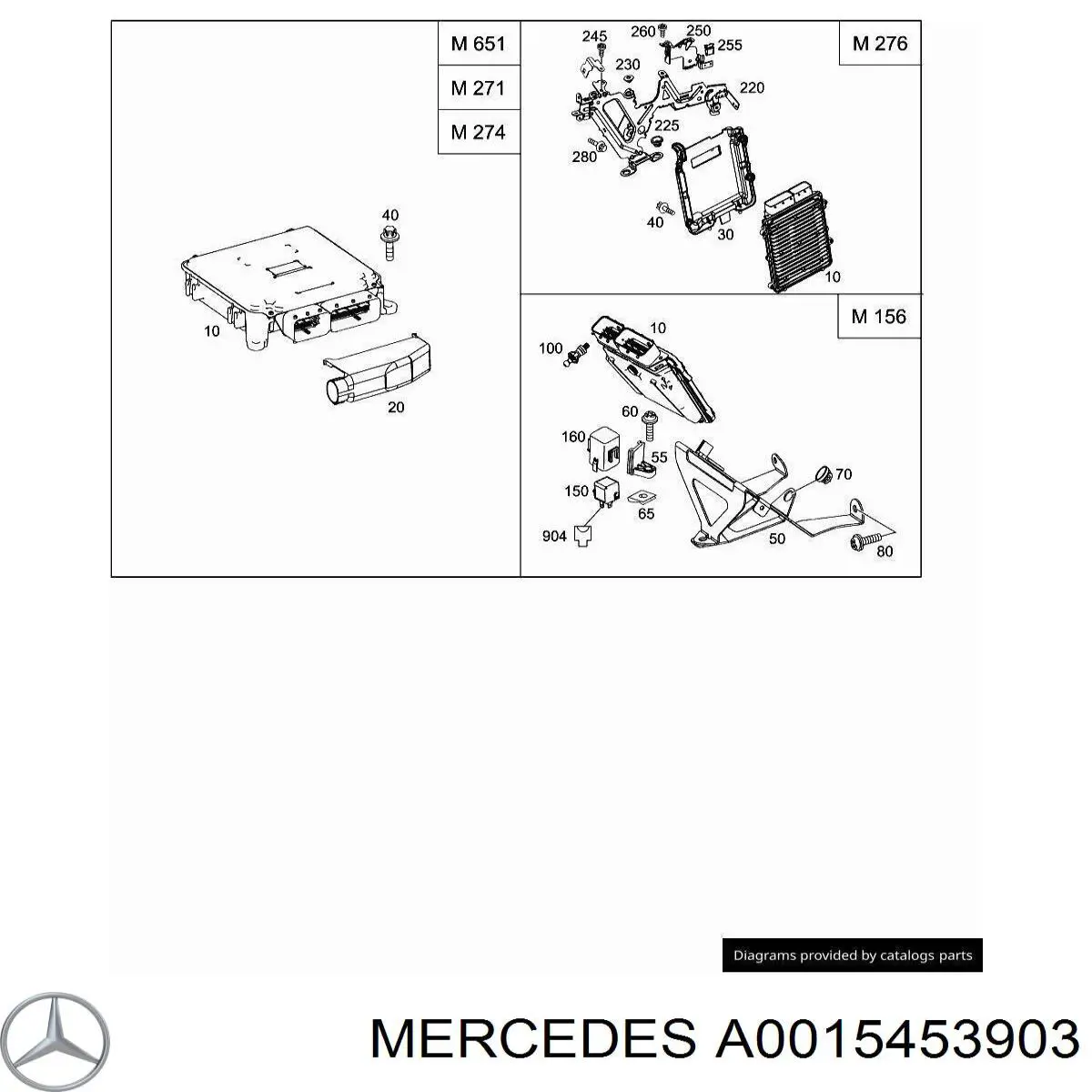  Mercedes A0015453903 ціна, від 31.67 USD
