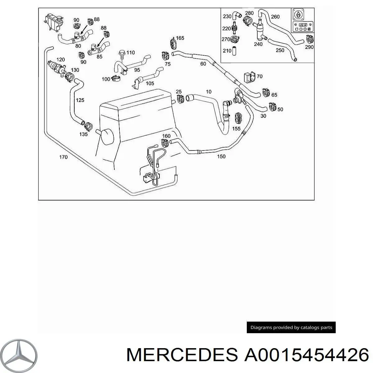 Купити A0015454426 Mercedes 