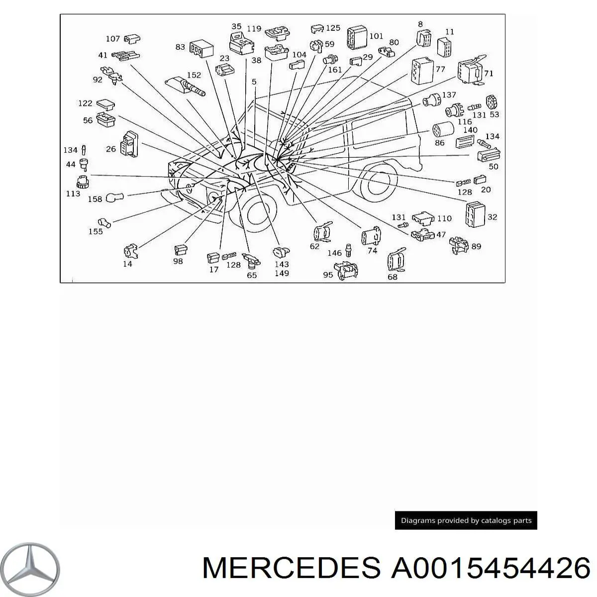  Mercedes A0015454426 ціна, від 3.99 USD