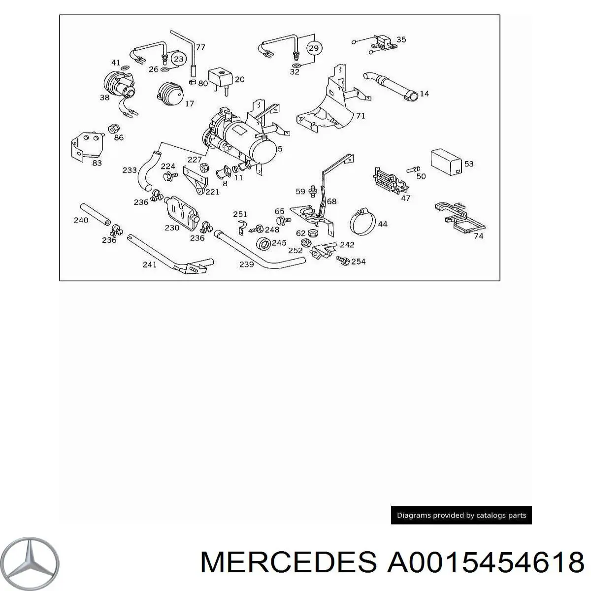 Датчик ABS задній правий Mercedes A0015454618 ціна, від 37.37 USD