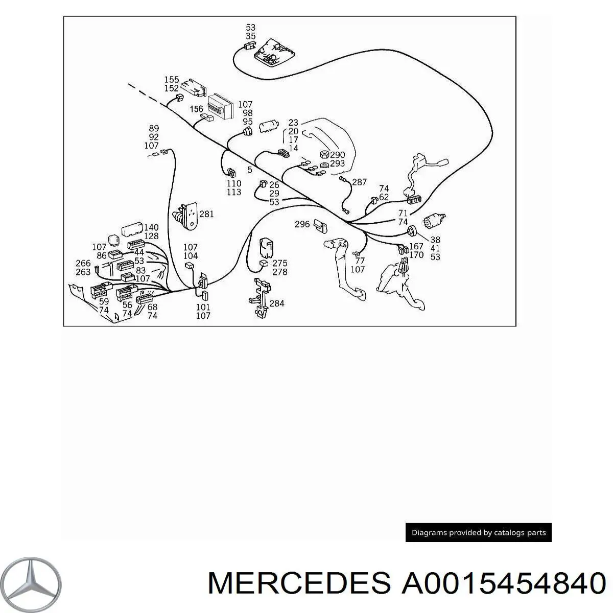 A0015454840 Mercedes 