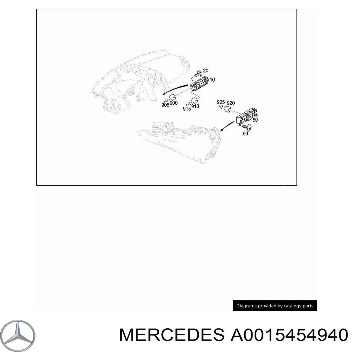 Купити A0015454940 Mercedes 