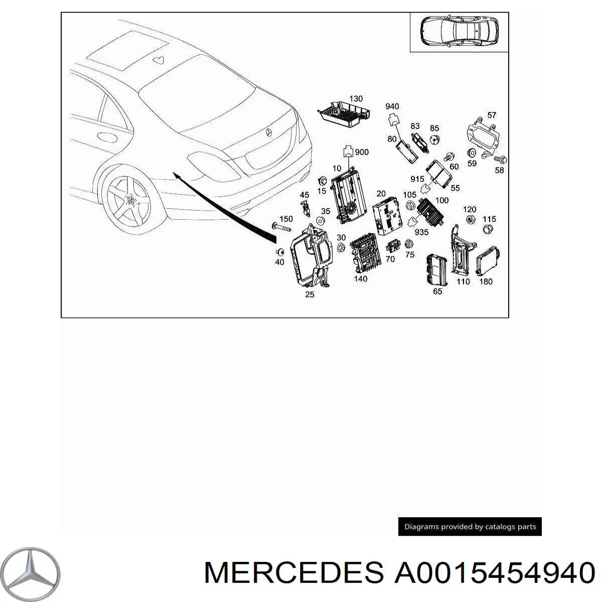  A0015454940 Mercedes