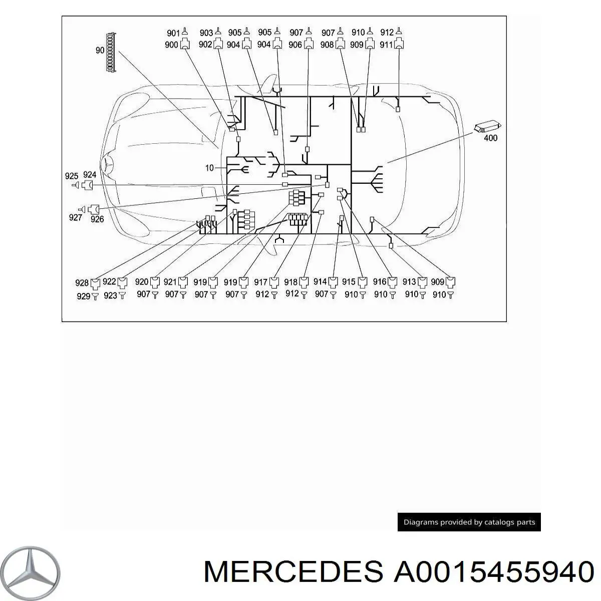  Mercedes A0015455940 ціна, від 1.27 USD
