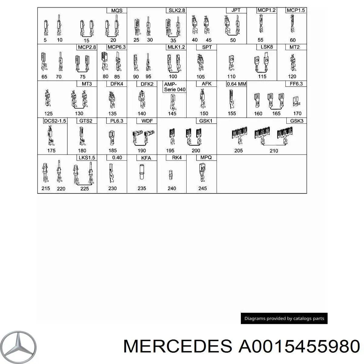 A0015455980 Mercedes 