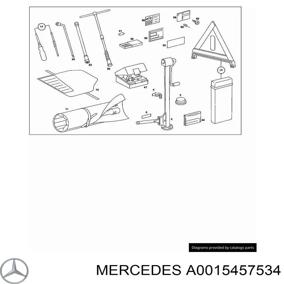  Mercedes A001545753464 ціна, від 1.94 USD