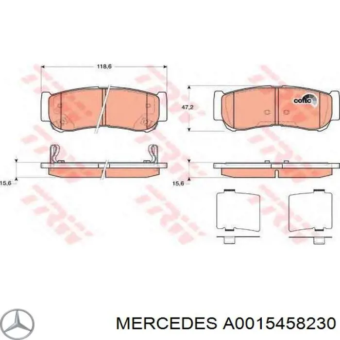  A0015458230 Mercedes