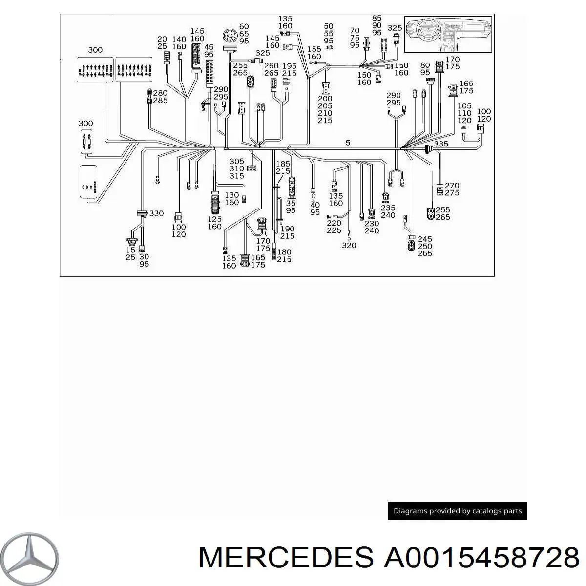 Купити A0015458728 Mercedes 