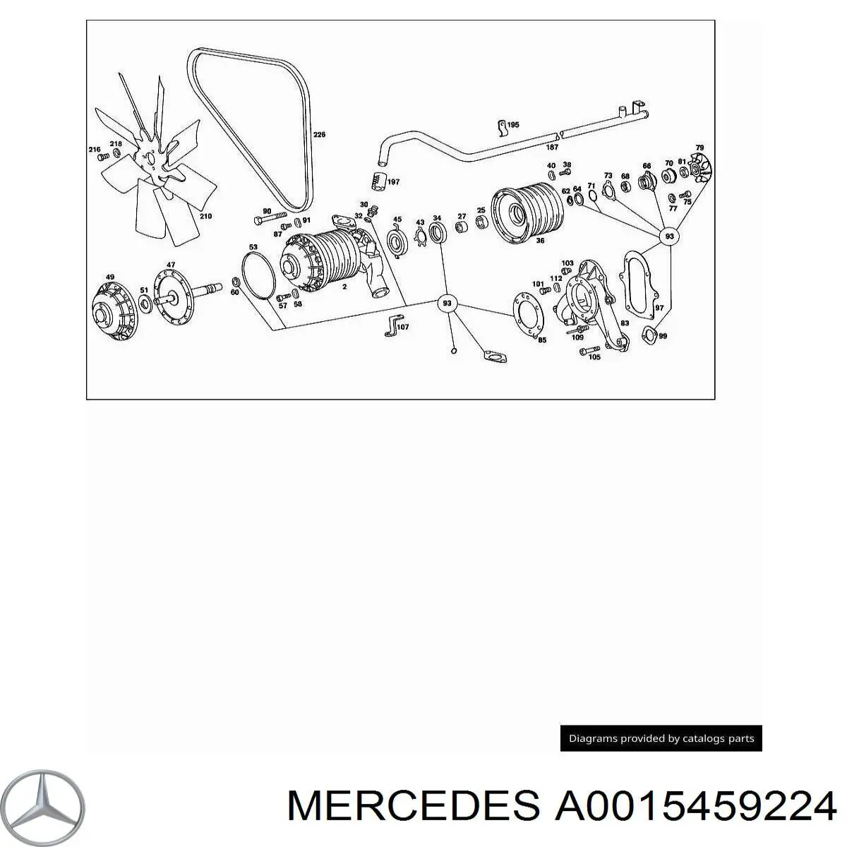  A0015459224 Mercedes