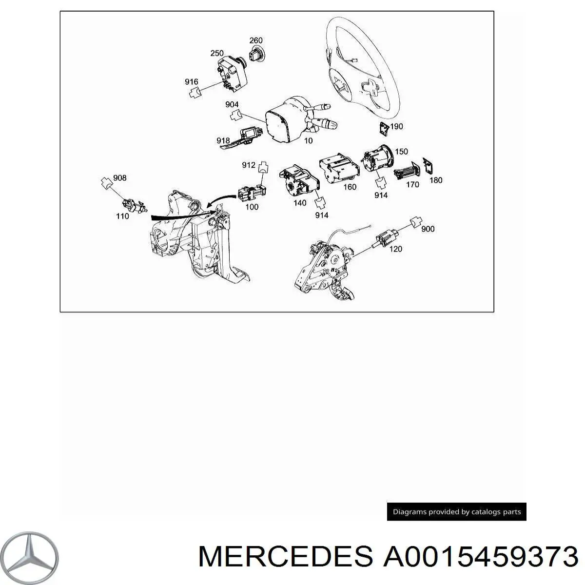 A0015459373 Mercedes 
