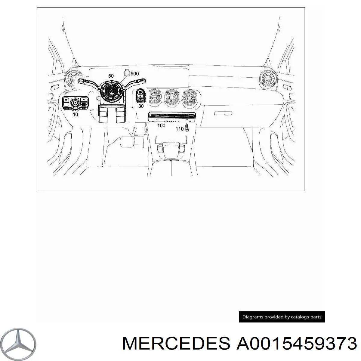 Купити A0015459373 Mercedes 