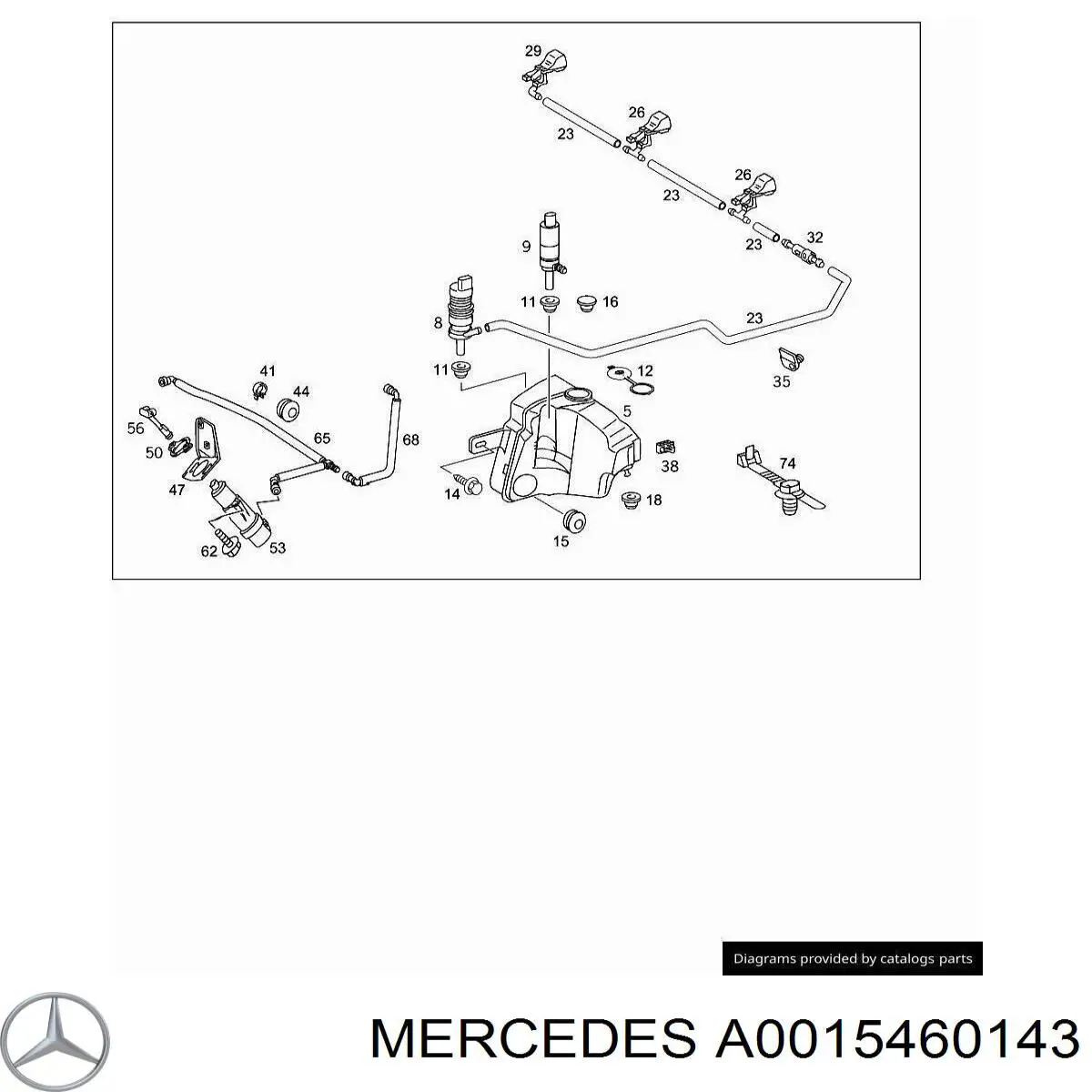 A0015460143 Mercedes 