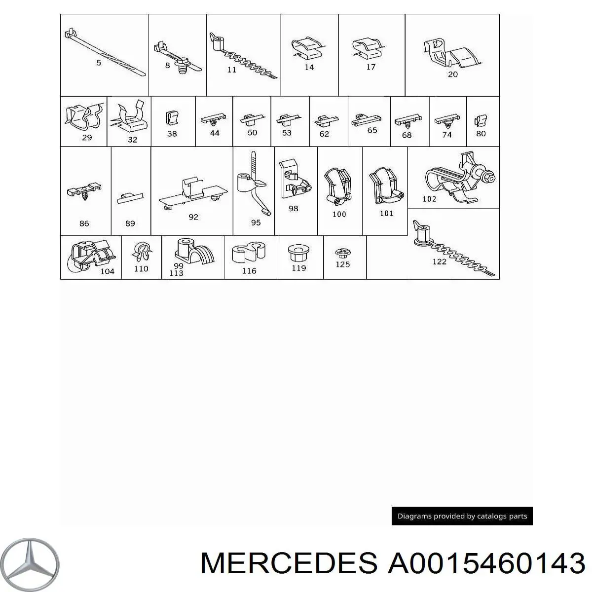  Mercedes A0015460143 ціна, від 4.35 USD