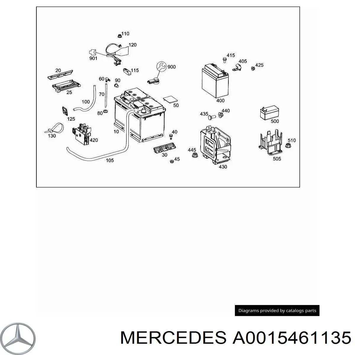 A0015461135 Mercedes 