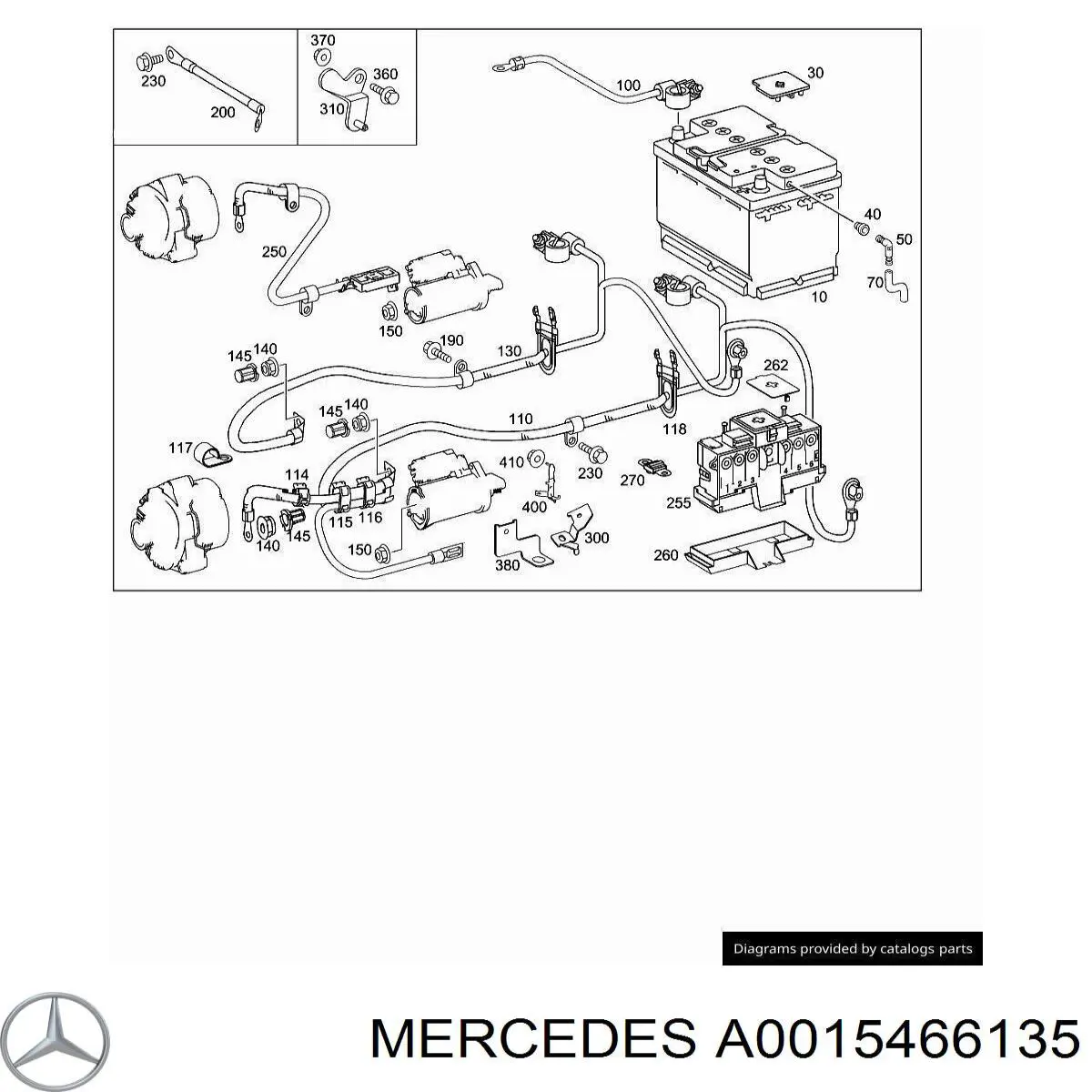  Mercedes A0015466135 ціна, від 1.27 USD