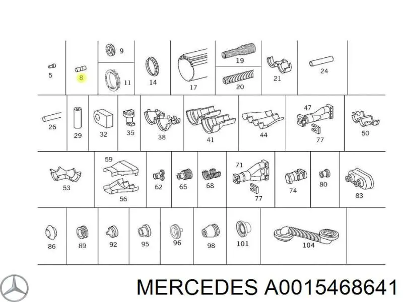 A0015468641 Mercedes 