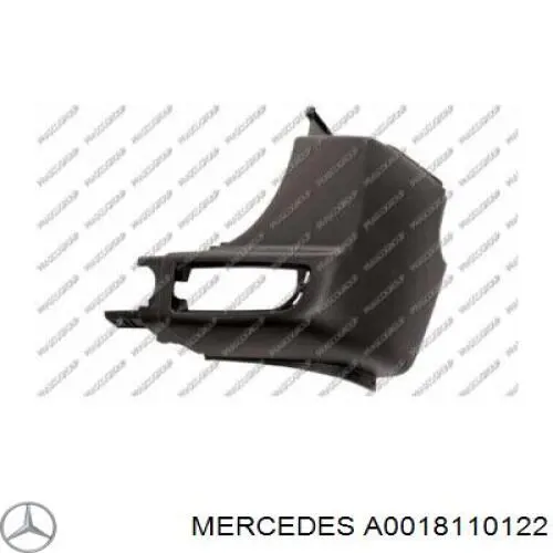 Накладка дзеркала заднього виду, права A0018110122 Mercedes