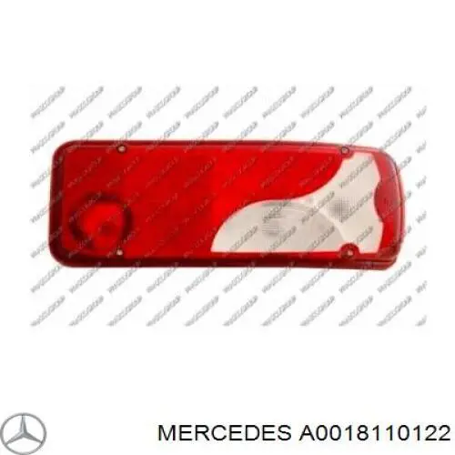 Купити A0018110122 Mercedes Накладка/кришка дзеркала заднього виду, права