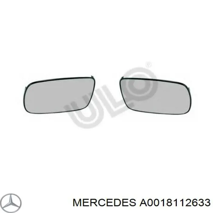 Купити A0018112633 Mercedes Дзеркальний елемент дзеркала заднього виду