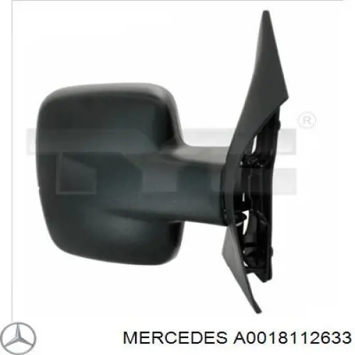 A0018112633 Mercedes дзеркальний елемент дзеркала заднього виду