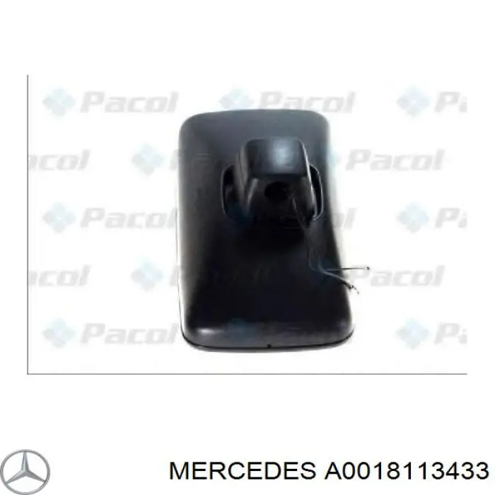 Дзеркальний елемент дзеркала заднього виду 0018113433 Mercedes