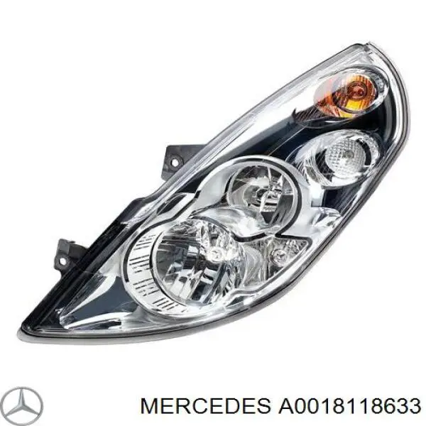A0018118633 Mercedes Дзеркальний елемент дзеркала заднього виду