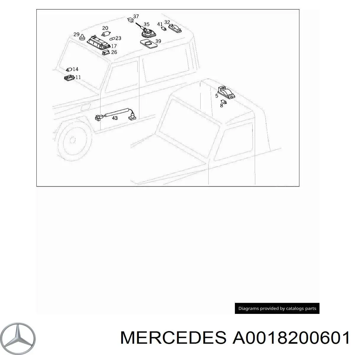  0018200601 Mercedes