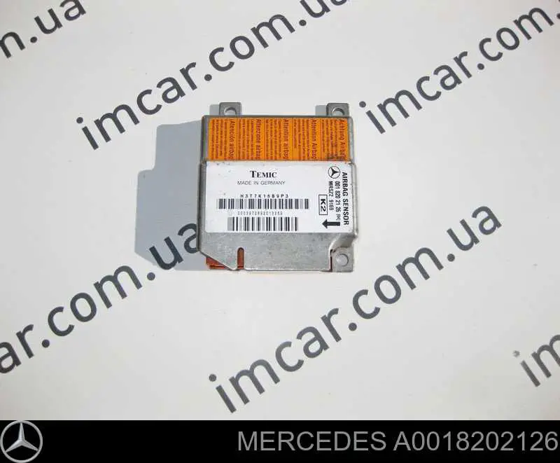 A0018202126 Mercedes модуль-процесор керування подушки безпеки
