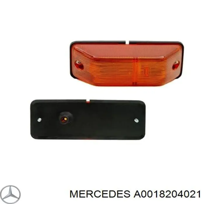 A0018204021 Mercedes Повторювач повороту на крилі, правий