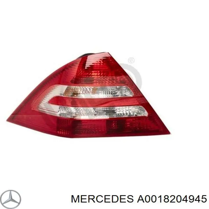 A0018204945 Mercedes щітка-двірник лобового скла, комплект з 2-х шт.
