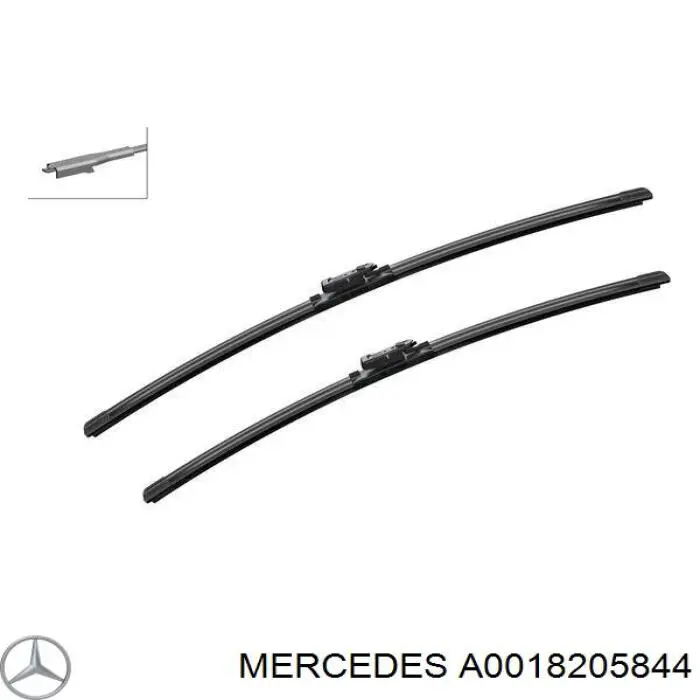 Важіль-поводок склоочисника лобового скла A0018205844 Mercedes