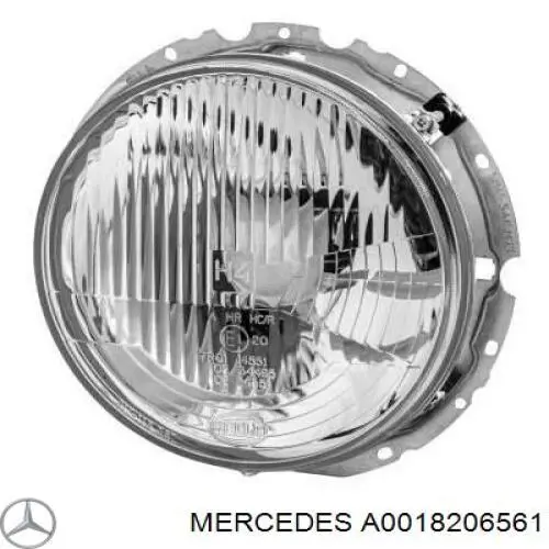 Купити A0018206561 Mercedes Лампа-фара, ліва/права
