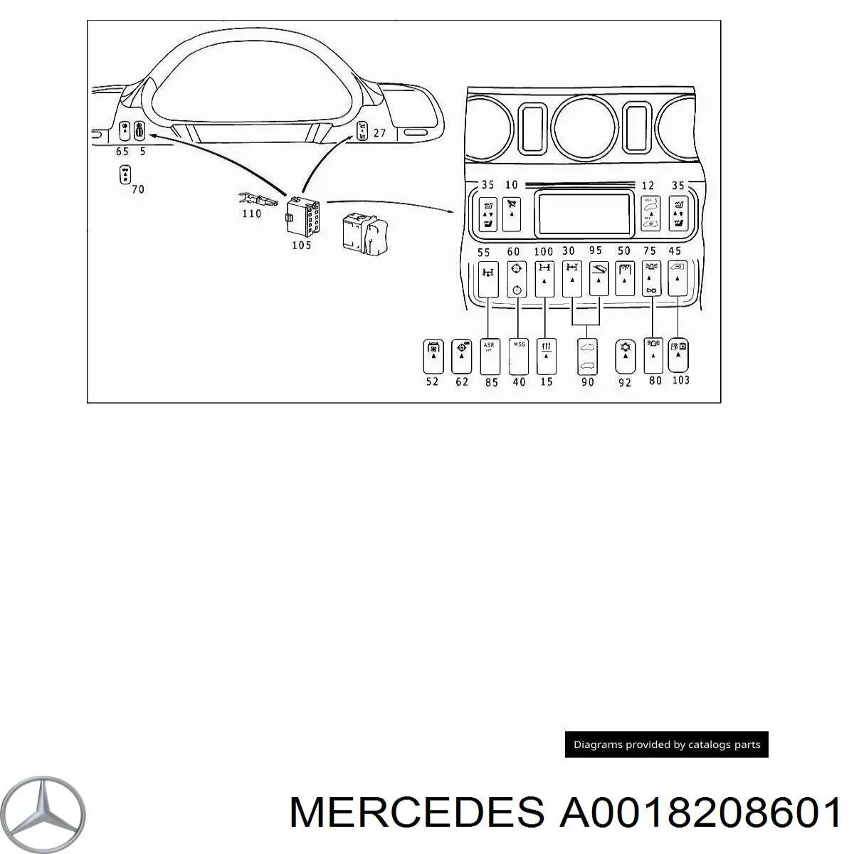  0018208601 Mercedes