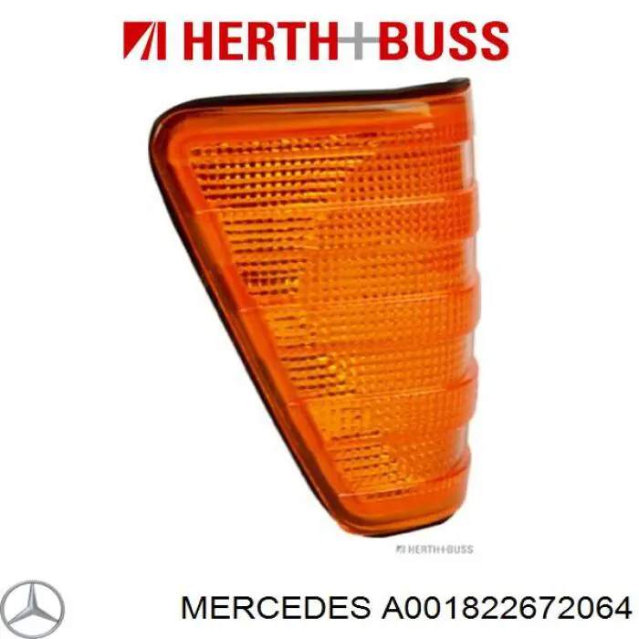 Купити A001822672064 Mercedes Лівий ліхтар покажчика повороту