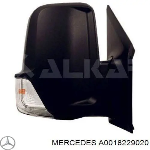 Покажчик повороту дзеркала, правий A0018229020 Mercedes