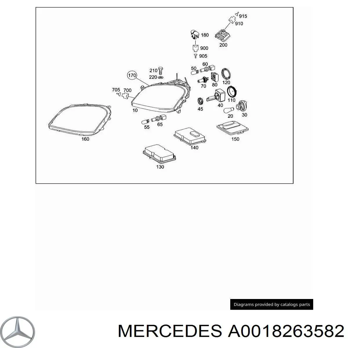  A0018263582 Mercedes