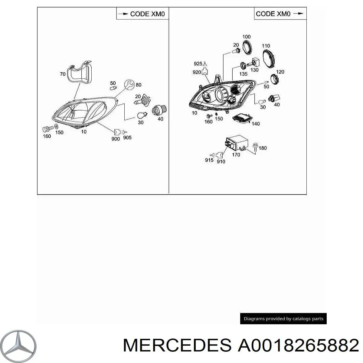  001826588264 Mercedes