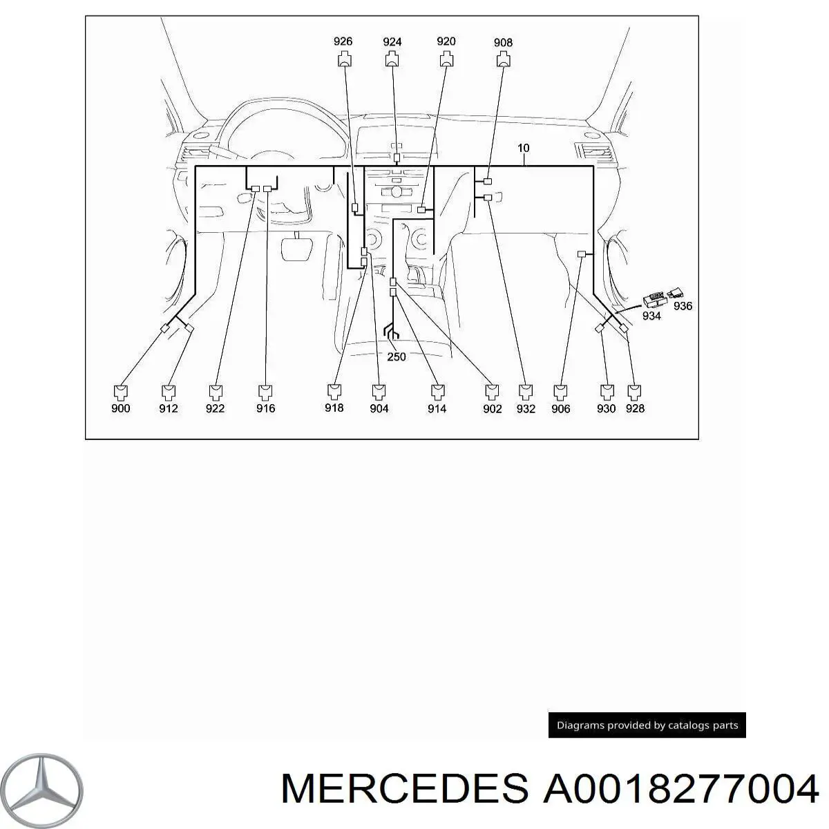 Автобагажник на кришу Mercedes A0018276504 ціна, від 43.84 USD