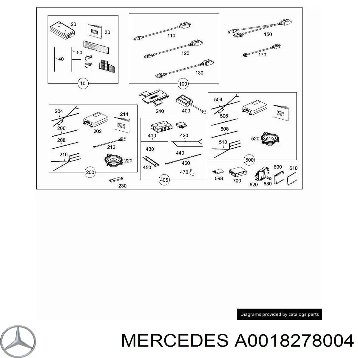  A0018278004 Mercedes