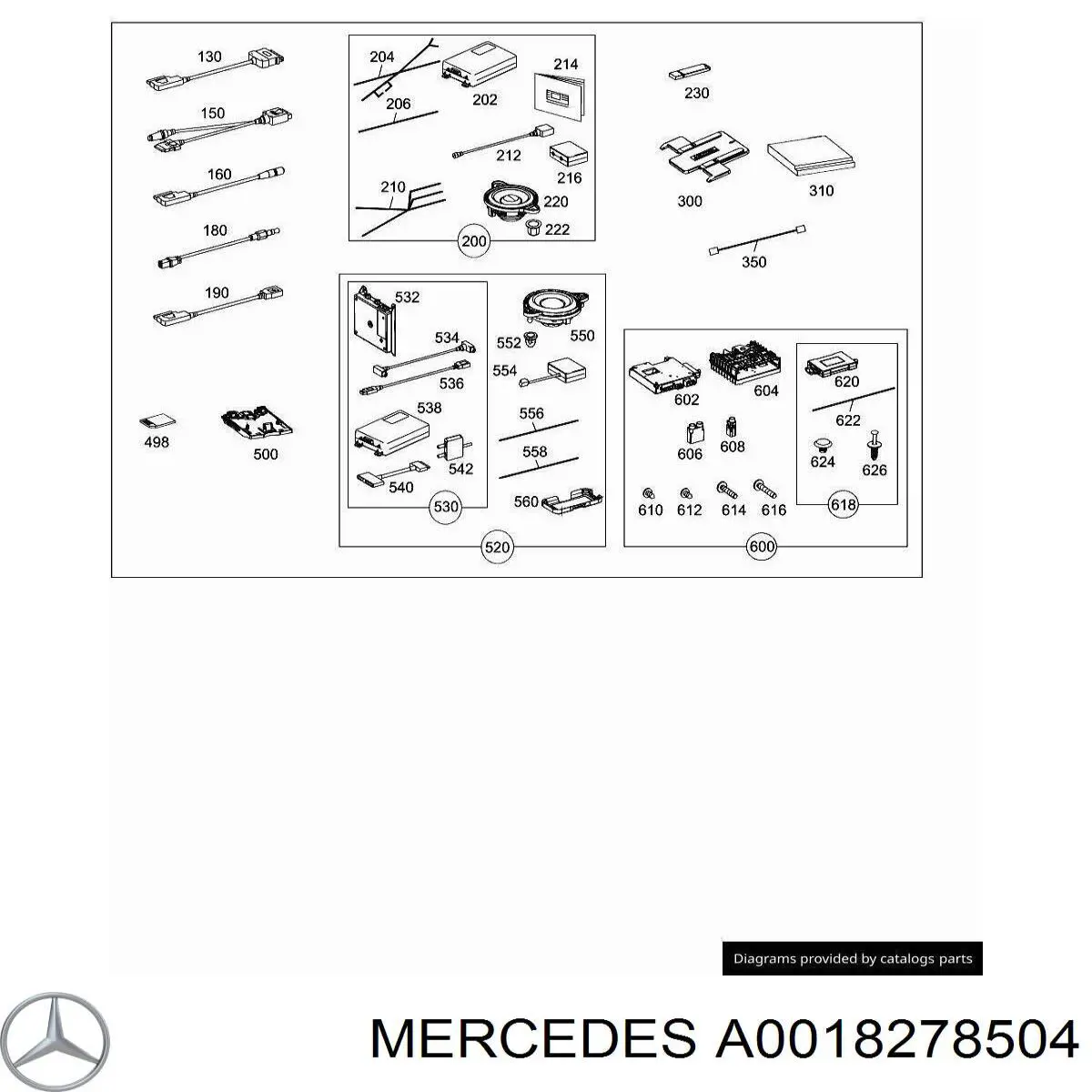  A0018278504 Mercedes