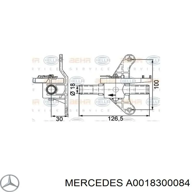 Регулюючий клапан охолоджувальної рідини Mercedes A0018300084 ціна, від  