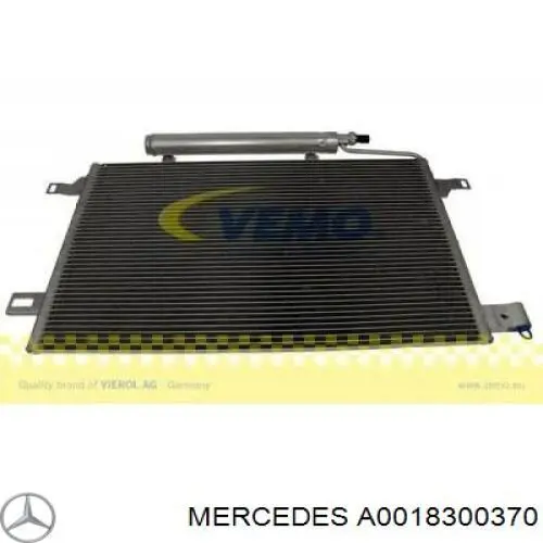 Радіатор кондиціонера A0018300370 Mercedes