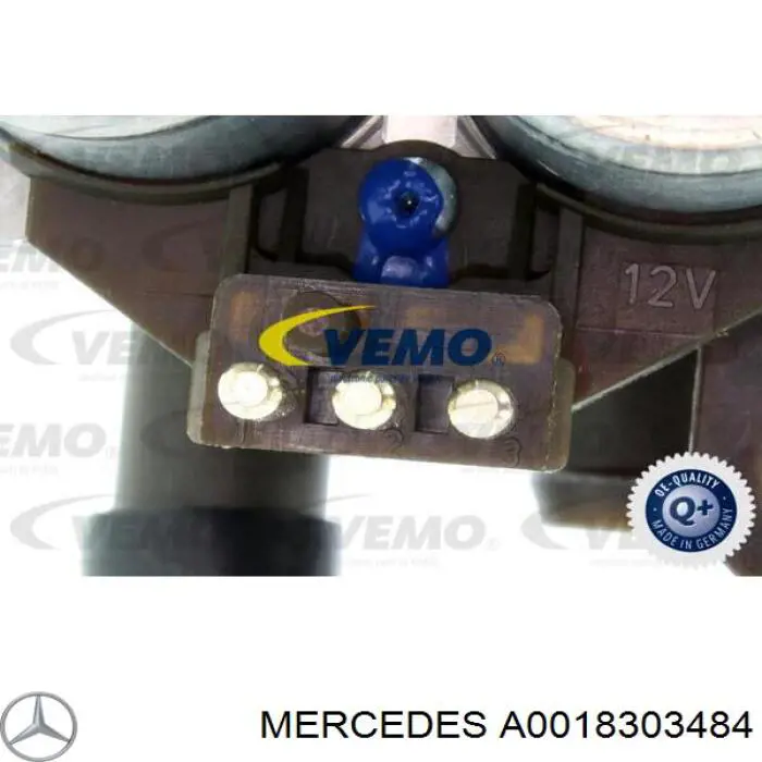 Кран системи опалення Mercedes A0018303484 ціна, від 44.34 USD