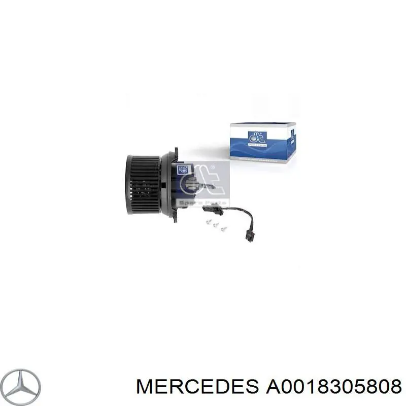 Двигун вентилятора пічки (обігрівача салону) Mercedes A0018305808 ціна, від 82.87 USD