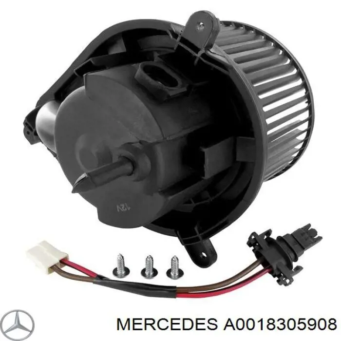 Купити A0018305908 Mercedes Електродвигуни (електродвигун обігрівача) або розетка причепа штепсельная