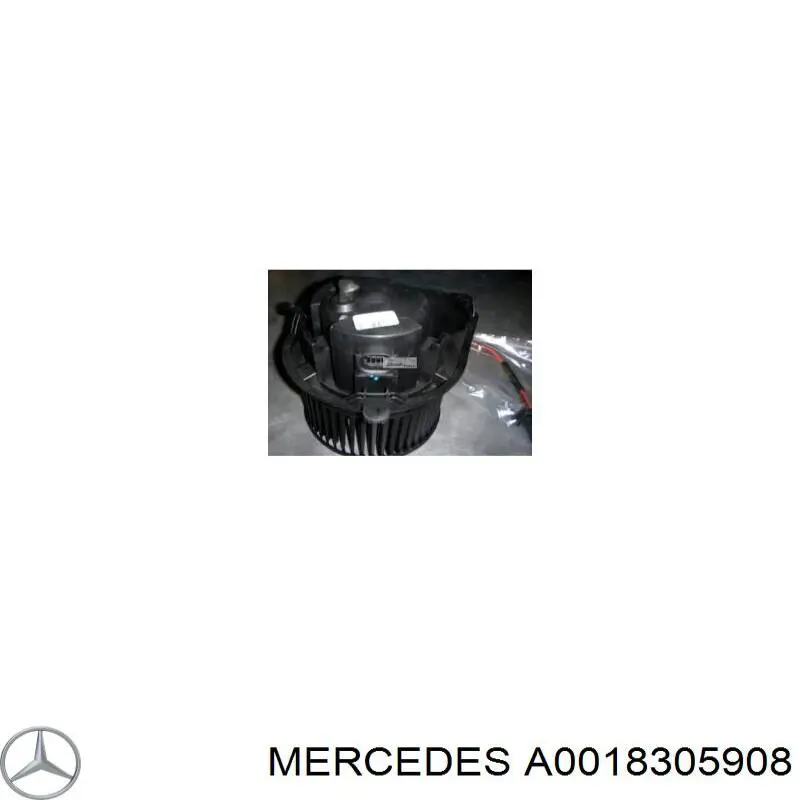 Двигун вентилятора пічки (обігрівача салону) Mercedes A0018305908 ціна, від 109.87 USD