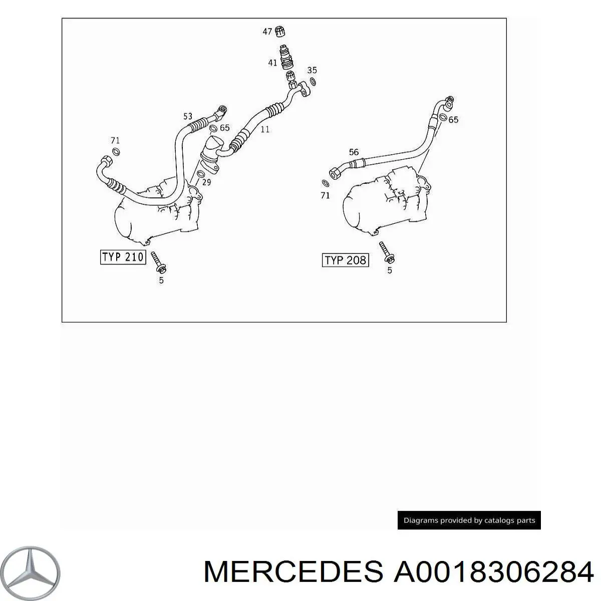 Купити A0028305584 Mercedes 
