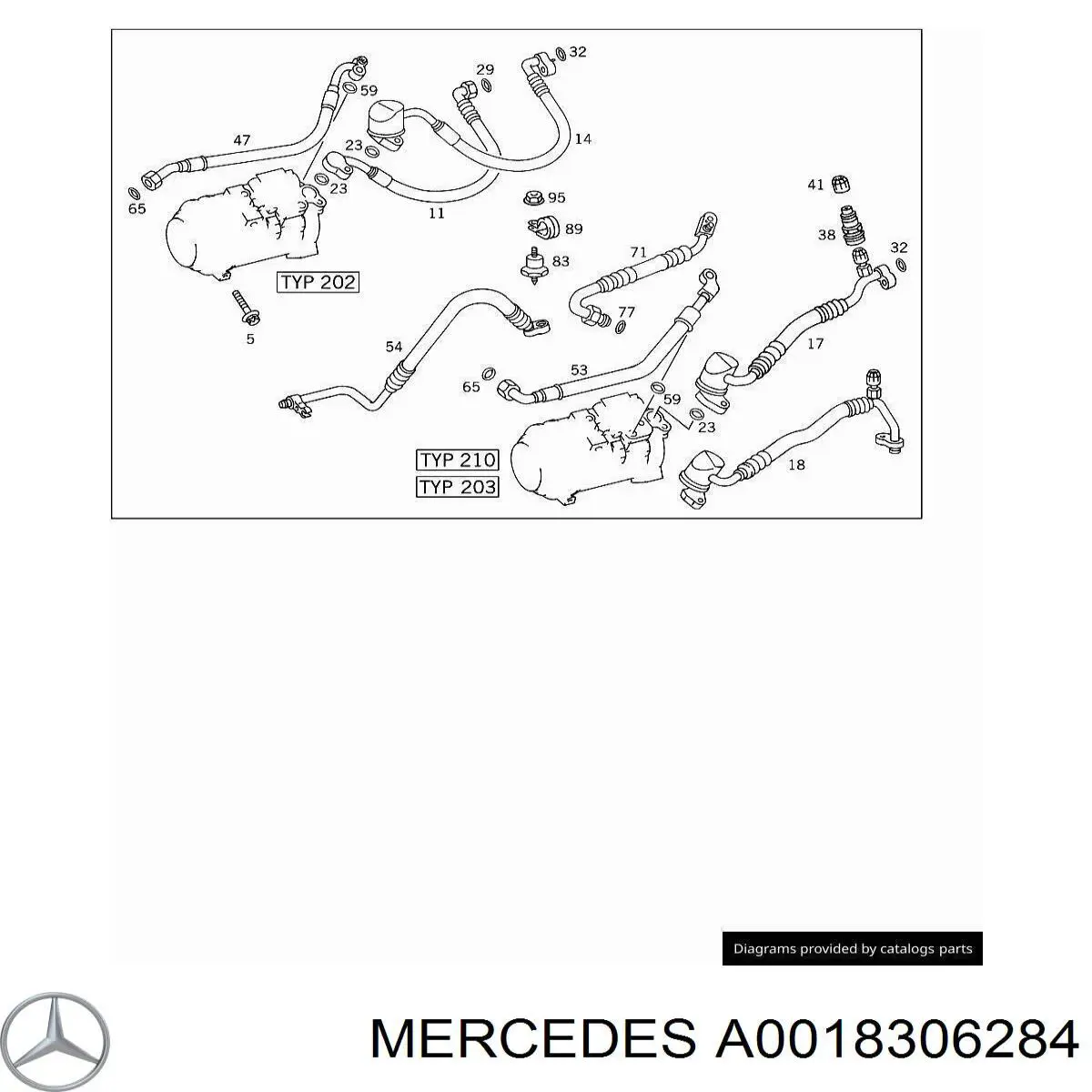  0018306284 Mercedes